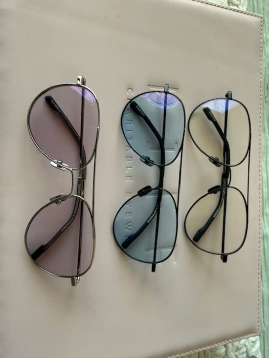 diff eyewear karter bluelight new lot of 3 aviators